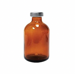 Sterile Empty Vial 30cc (30ml) AMBER (priced per vial)