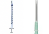 BD 1cc(mL) Luer Slip Tip Syringe w/PrecisionGlide needle 21G x 1" (25 pack)
