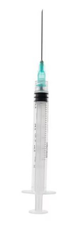 Exel 3mL Syringe and Needle Combo Luer Lock Tip 21G x 1 ½" | 1 Box (100 Syringes)