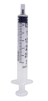 Exel 3mL Slip Tip Syringe Only | 1 Box (100 Syringes)