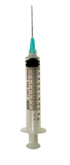 Exel 10mL Syringe and Needle Combination Luer Lock Tip 21G x 1 ½" | 25 Syringes