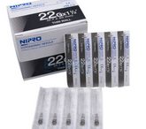 Nipro 5cc (5ml) 22G x 1 1/2" Luer-Lock Syringe & Hypodermic Needle Combo (50 pack).