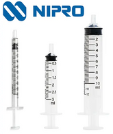 ⏳Nipro 3cc (3mL) Syringe Slip Tip (NO NEEDLE) (50 pack) EXP: 4/30/2026