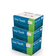 EasyTouch Insulin Syringes 0.5cc (0.5ml) x 29G x 1/2" - 3 BOXES (300 SYRINGES)