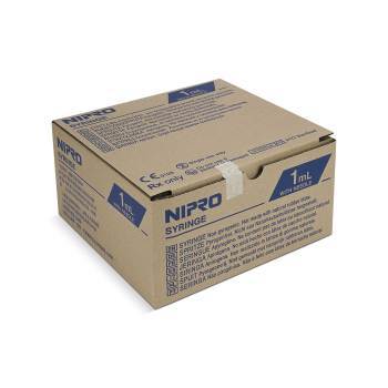 Nipro Luer Lock Syringe & Needle, 3cc x 25g x 5/8 , BX 100