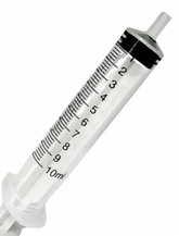 10cc (10ml) 22G x 1" Luer-Lock Syringe & Hypodermic Needle Combo (25 pack) *DISCONTINUED*