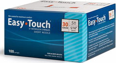 MHC EasyTouch Insulin Syringe for comfortable injection - 30 tablets