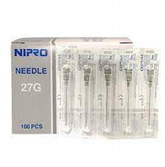1cc (1ml) 27G x 1 1/4" Luer-Lock Syringe & Hypodermic Needle Combo (50 pack)