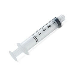 5cc (5ml) Luer-Lock Syringe - NO NEEDLE (50 pack)