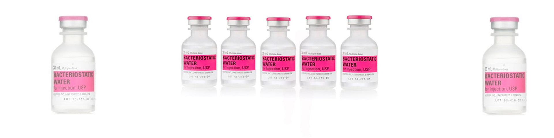 sterile water vials