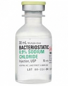 Bacteriostatic NaCl 0.9% 30mL