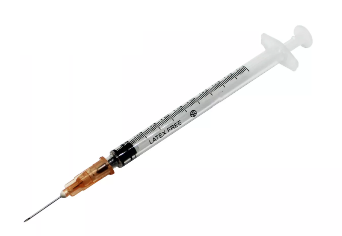Exel 1mL Syringe and Needle Combination Slip Tip 25g x 1" 1 Box (100 Syringes)