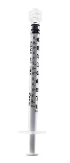 Exel 1mL Luer Lock Tip Syringe Only | 50 Syringes