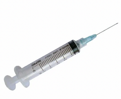 5cc (5ml) 25G x 1" Luer-Lock Syringe & Hypodermic Needle Combo (50 pack)
