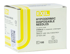 Exel Disposable Hypodermic Needles 20G x 1" (50 PACK)