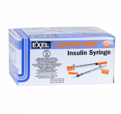 Exel U-100 Comfort Point Insulin Syringes 1cc x 31G x 5/16″ (1 BOX/100 syringes)