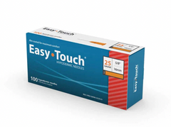 EasyTouch Hypodermic Needle 25G x 5/8" (1 BOX of 100)