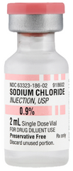 Sodium Chloride 0.9% Fresenius (2 mL bottle)