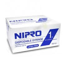 1cc (1ml) Slip-Tip Syringe - NO NEEDLE (50 pack)