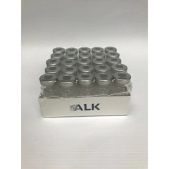 A box of sterile ALK syringes on a cleanroom background.