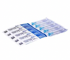A pack of Nipro 10cc (10ml) 25G x 1" Luer-Lock Syringe and Hypodermic Needle Combo (25 pack) on a white background.