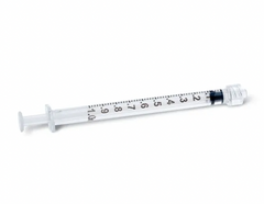 1cc (1mL) 25 x 1" LUER LOCK Syringe and Hypodermic Needle Combo (50 pack)