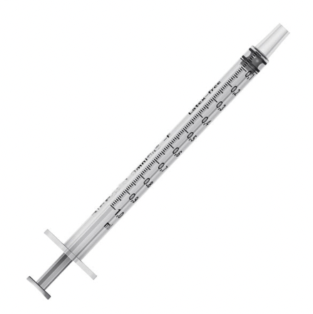 1cc (1ml) Slip-Tip Syringe - NO NEEDLE (50 pack)