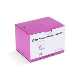 BD 18G x 1" PrecisionGlide Hypodermic Needle (50 pack)