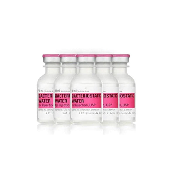 30ml Bacteriostatic Water for Injection (5 Pack)