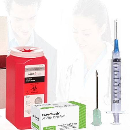 Find a wide selection of Intramuscular Injection Kits by Custom Item for self-administered medication in our custom kit.