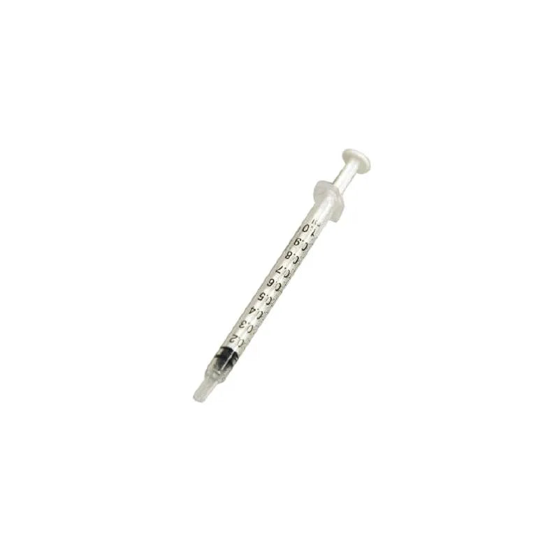 Baksnap 1mL Syringe 25G 1 Inch Retractable Needle 97401631- Case/600